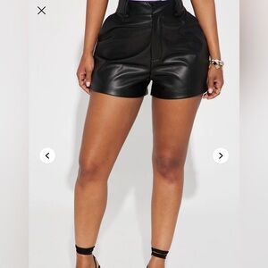 Fashion Nova High Waist Black Shorts